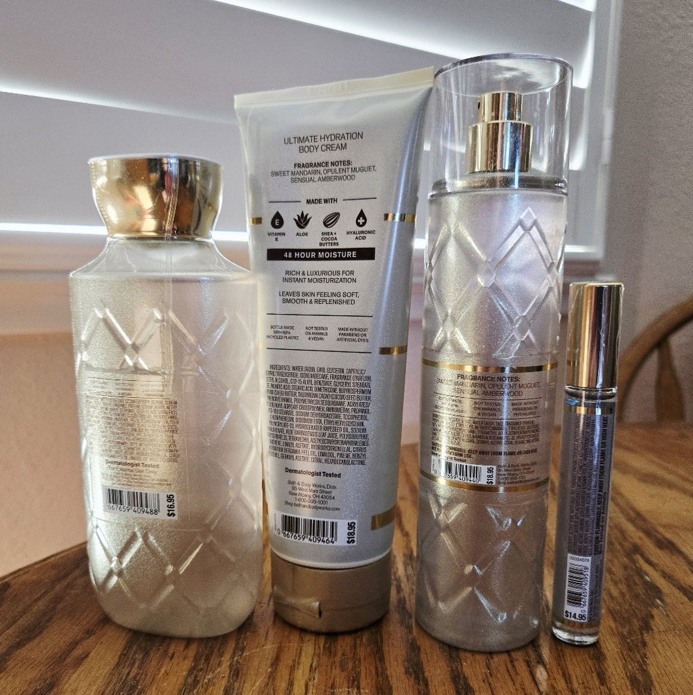 πBOGO 50% OFFπ«§π§΄ππNWTβΌοΈBBW "Infinite Radiance" Ultimate 4pc Collection - Picture 3 of 12